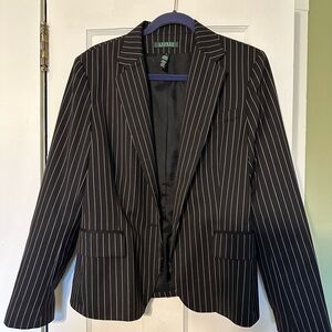 Ralph Lauren pinstripe jacket size 14.